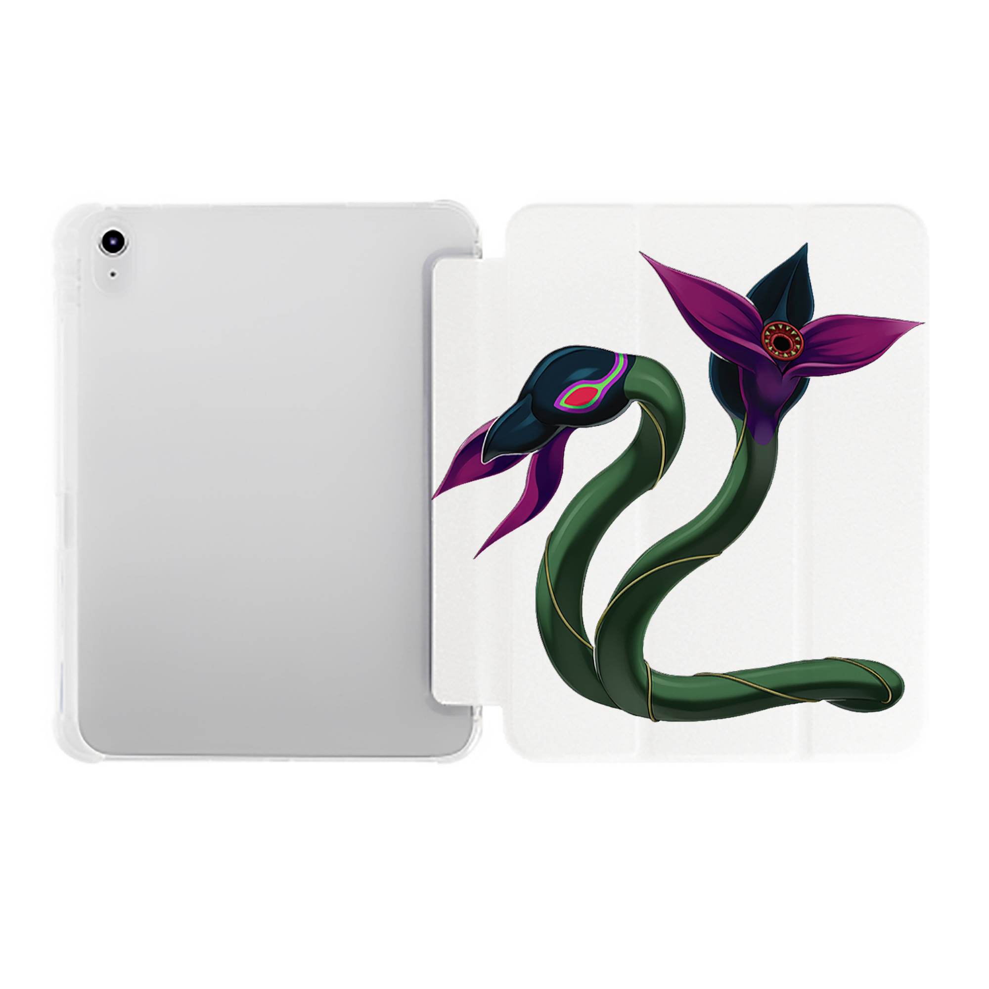 （画像用） 遊☆戯☆王 Yu-Gi-Oh! IPad ケース ペン収納付き 三つ折りスタンド PUレザー×シリコン 対応機種9.5/10.5/10.9インチ